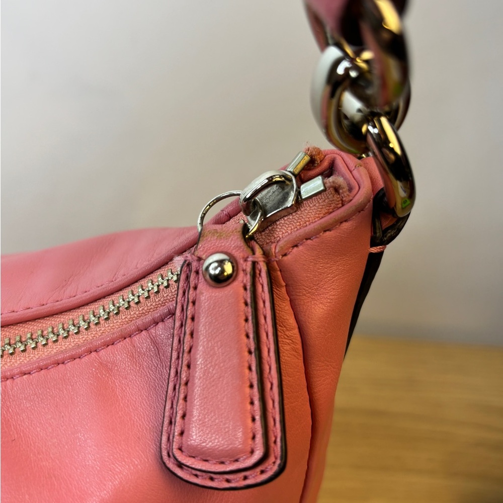Vintage Coach Kristin Pink Leather‎ Hobo Bag - Picture 11 of 16